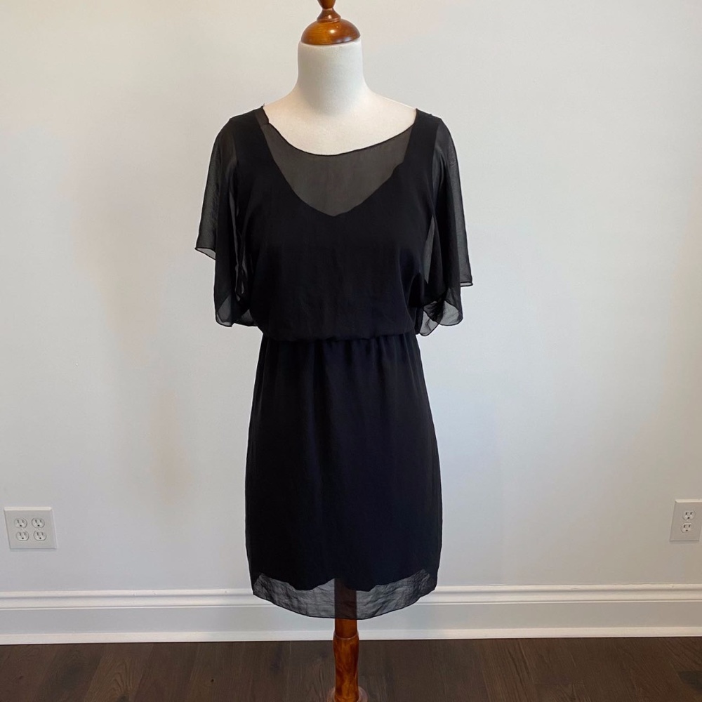 BCBGeneration flutter sleeve dress